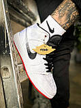 Кросівки чоловічі Nike Jordan 1 Grey сірі повсякденні демісезонні, фото 5