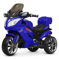 Електромобіль Мотоцикл BAMBI синій