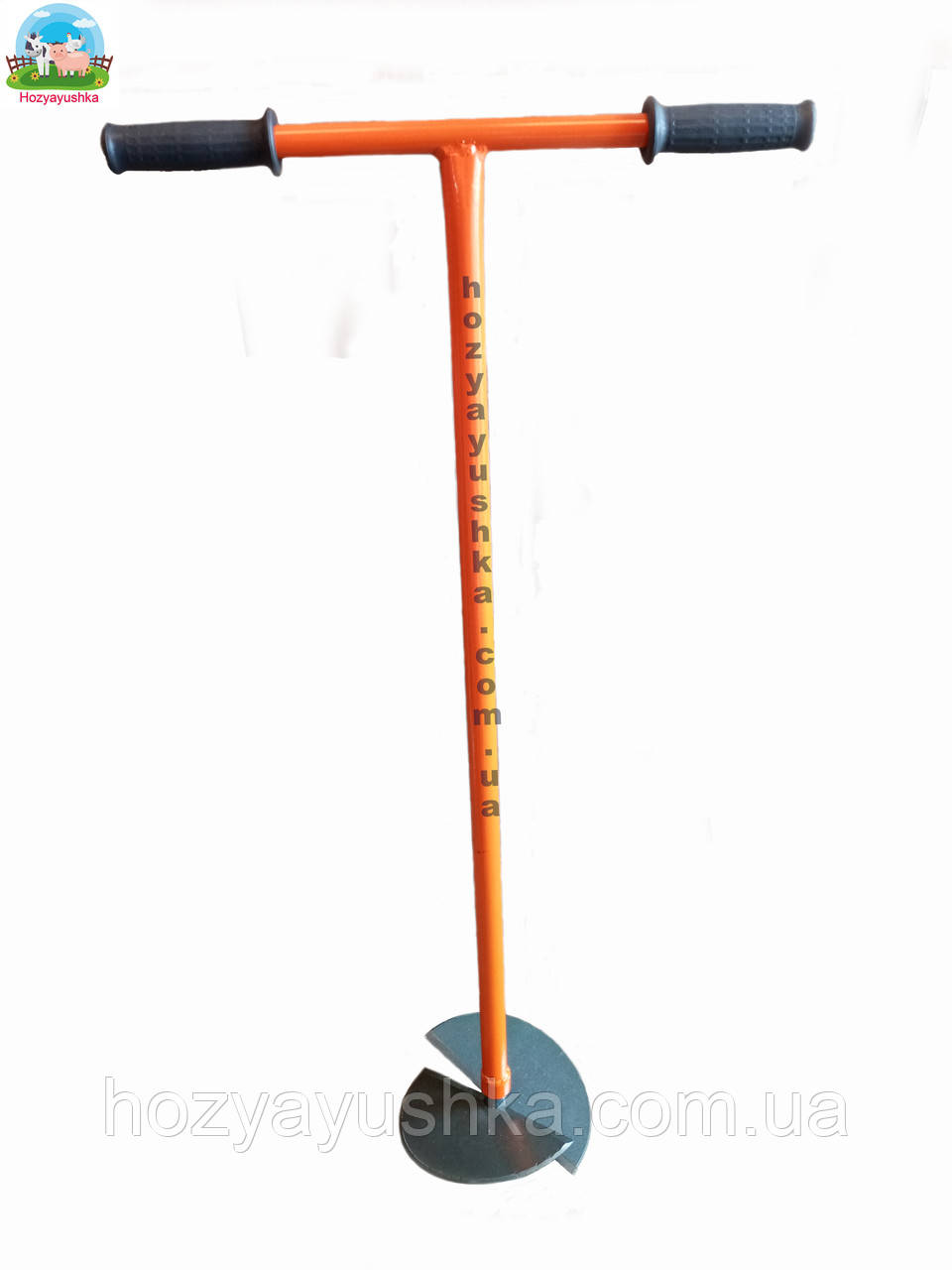 Бур земляний із ножами дві насадки, фото 1