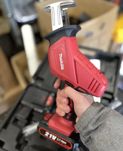 Шабельна пила Makita AD-21FJ акумуляторна 21 2Ah | Електроножівка Макіта 2 акумулятора