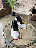 Кросівки чоловічі Nike Jordan 1 Grey сірі повсякденні демісезонні, фото 6