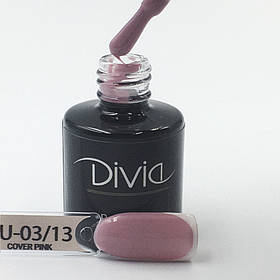 Гель для нігтів зміцнювальний Divia Build It Up Gel BU03 - Cover Pink 8 мл. Моделювальний гель холодний рожевий