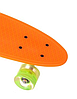 Пенні Борд - скейт Penny Board 23 помаранчевий зі світними PU колесами до 80 кг | пенниборд дитячий скейтборд, фото 6