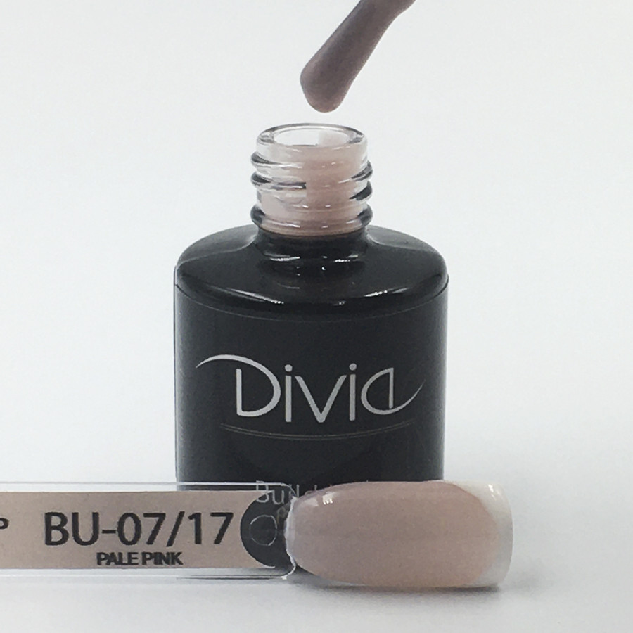 Divia - Укріплюючий та моделюючий гель Build It Up Gel (BU07 - Pale Pink, блідо-рожевий) (8 мл)