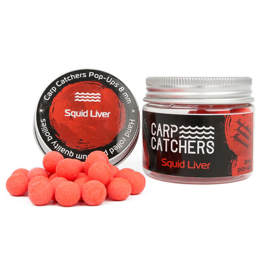Бойли pop-up Carp Catchers - Squid Liver - Ø8мм