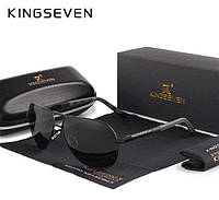 Мужские поляризационные солнцезащитные очки KINGSEVEN K725 Black Gray