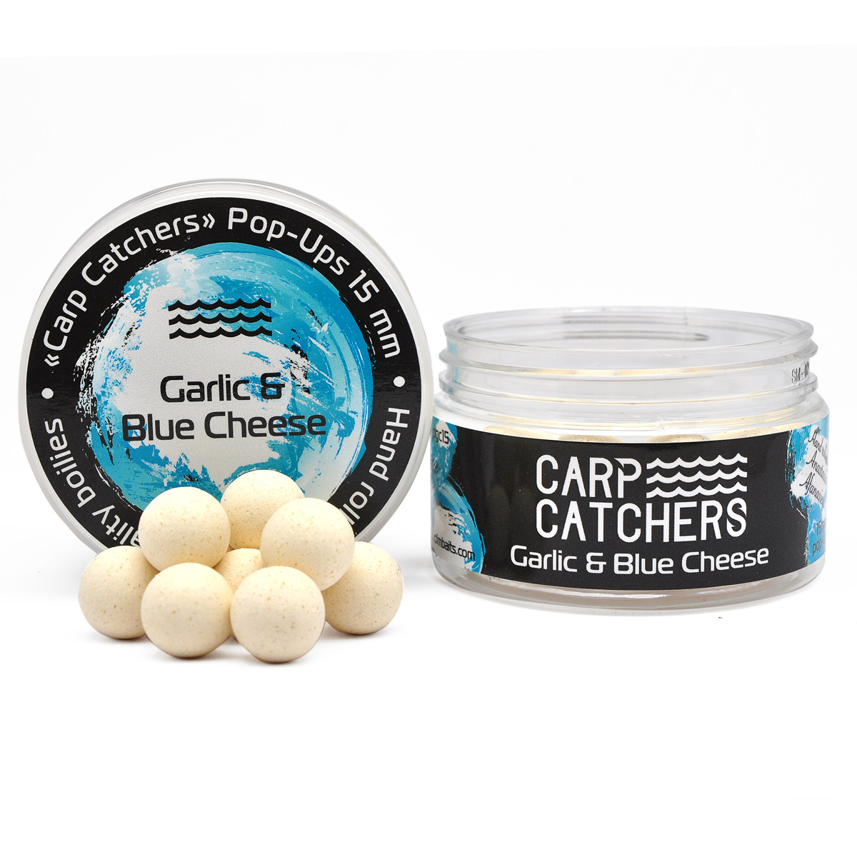 Бойли pop-up Carp Catchers - Garlic&Blue Cheese - Ø15мм