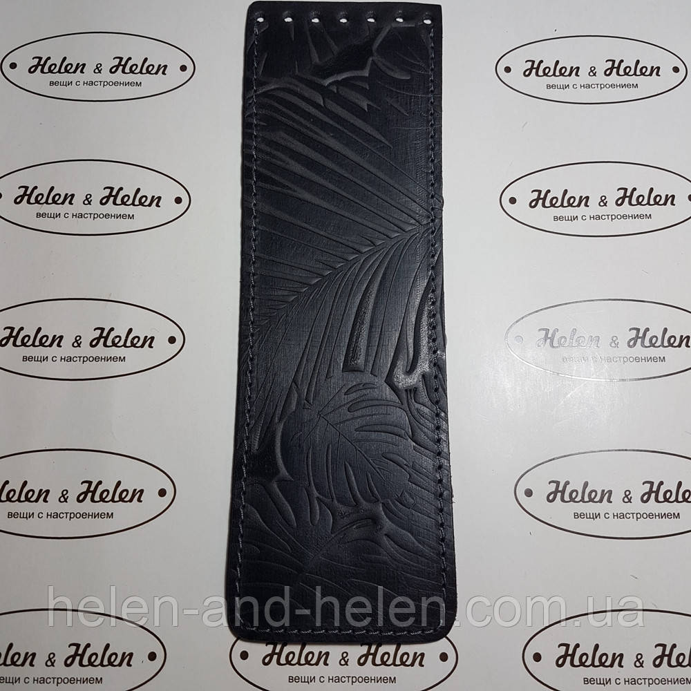 Клапан сумки вузький. "Пальма". Колір "Графіт", фото 1