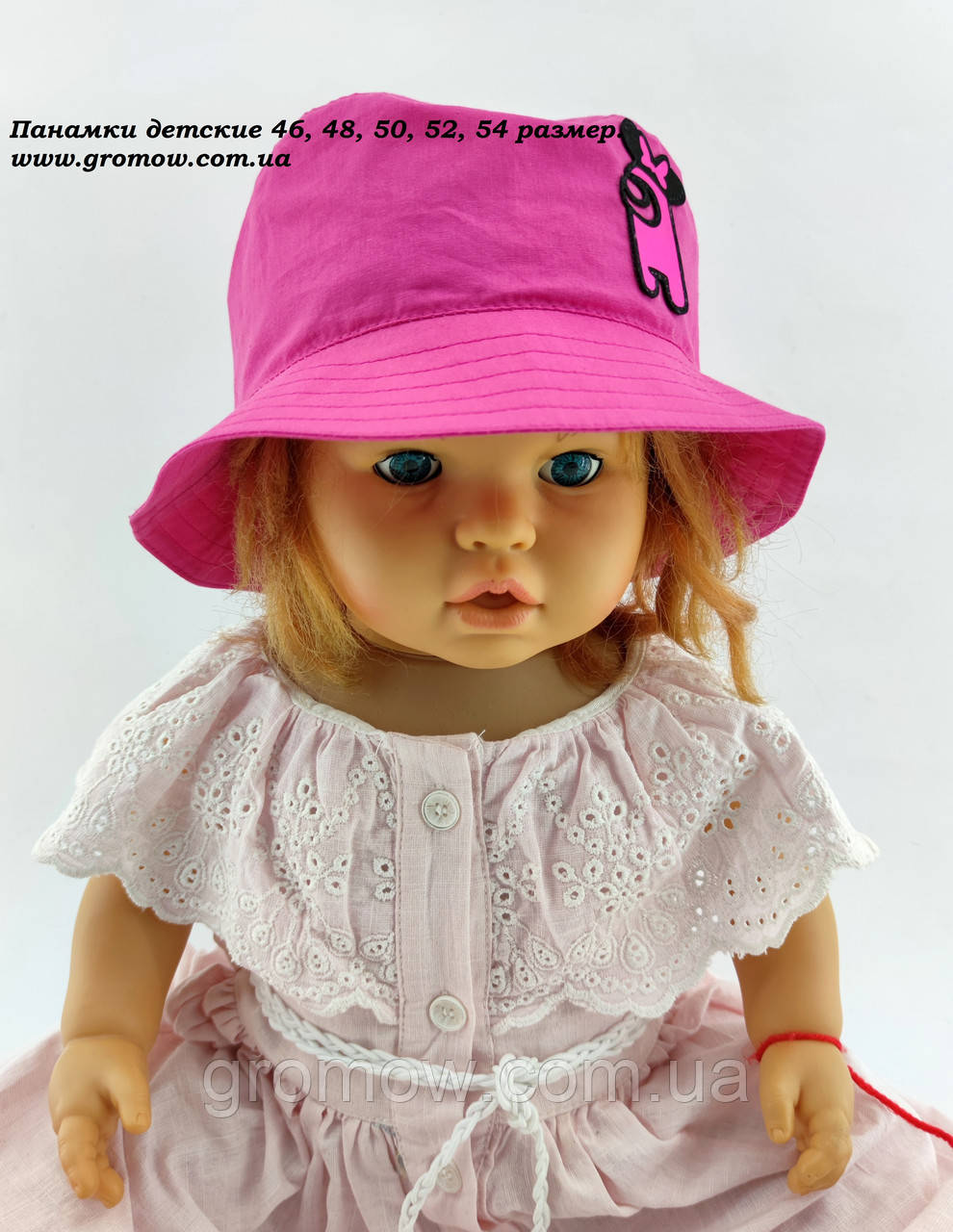 Оптом дитячі панамі 46, 48, 50, 52, 54 розмір панамка дитяча головні убори дитячі опт (О08), фото 1