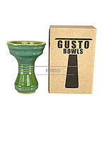 Чаша глиняная Gusto bowls Killa Bowls Glaze зеленая в глазури