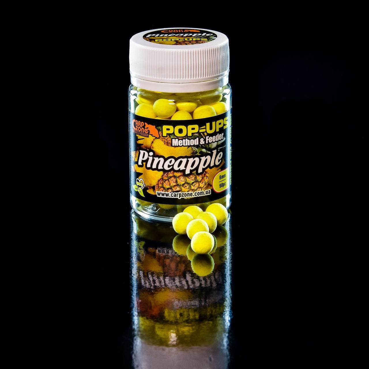 Поп Ап CarpZone Pop-Ups Method & Feeder Pineapple (Ананас) 8mm/90pc