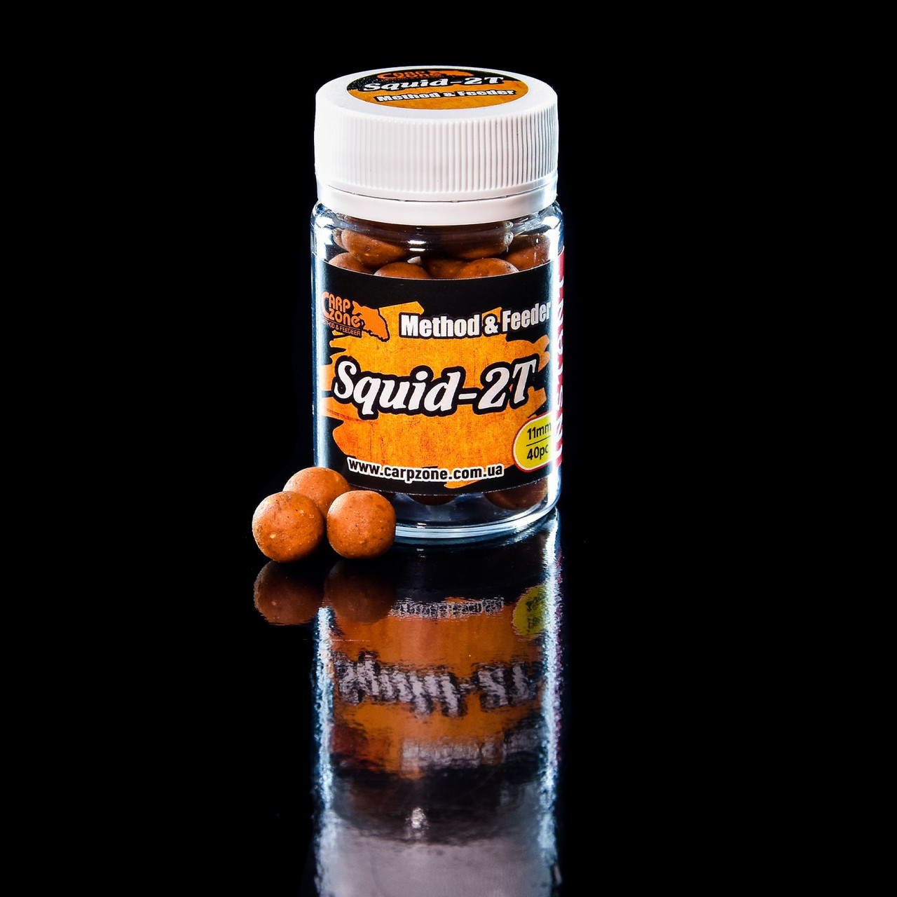 Бойли насадкові варені Boilies Method & Feeder series Instant Squid-2T (Сквід-Шовниця) 11mm/40pc