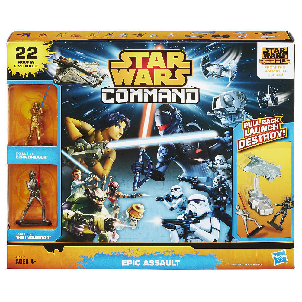 Набір фігурок зоряні війни команда повстанців STAR WARS Rebels Command Epic Assault Pack, фото 1