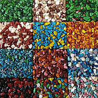 Кольорова крихта для ландшафтного дизайну 5-10 мм