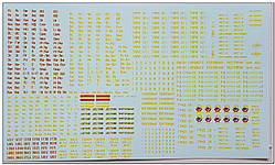 Декалі для пасажирських вагонів III епохи