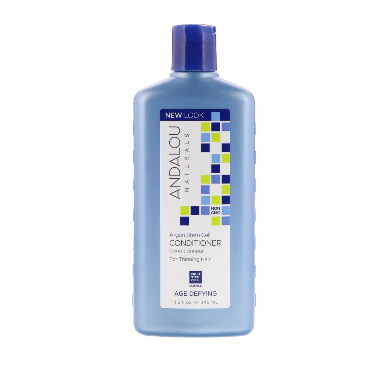 Andalou Naturals, кондиціонер, антивіковий, проти випадання волосся, зі стовбуровими клітинами аргана, 340 мл