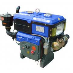 Двигун дизельний ZUBR 195NM JR-Q12 (12 л.с. ел. старт, мототрактор, вод. охолодження)