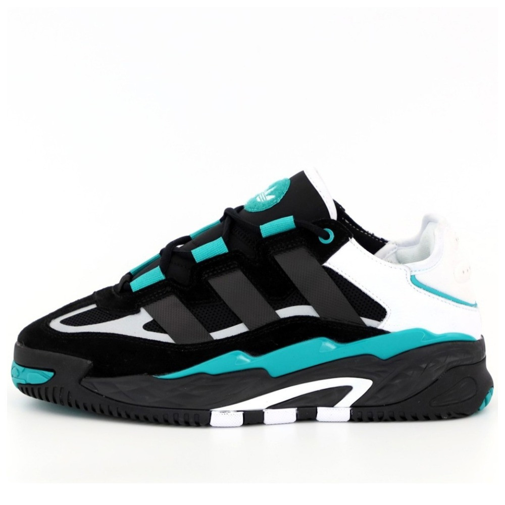 Чоловічі кросівки Adidas Niteball FW2477 Sub Green Black, кросівки адідас найтбол, фото 1