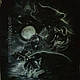Підліткові чорні шорти зі світним малюнком у темряві "Вовки співають на місяць", фото 4