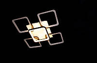 Світлодіодна пристебна люстра з нічником і димером 5543/4+1BK dimmer
