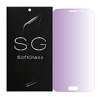 Бронепленка Samsung S6 Edge Plus G928 на Экран полиуретановая SoftGlass