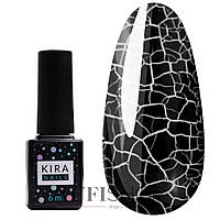 Гель-лак KIRA Nails Crack Effect Black черный для кракелюра 6 ml (723402)
