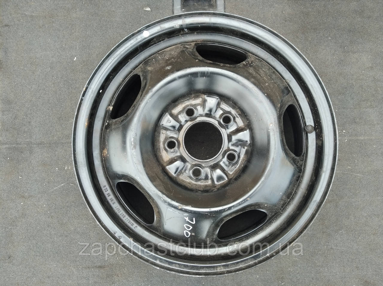 Диск залізо R16 5x114.3 ET-46 MN100008 995912 Lancer 9 Mitsubishi, фото 1