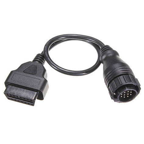 Перехідник з OBD2 16pin мама на Mercedes Sprinter, VW LT 14pin тато, фото 1