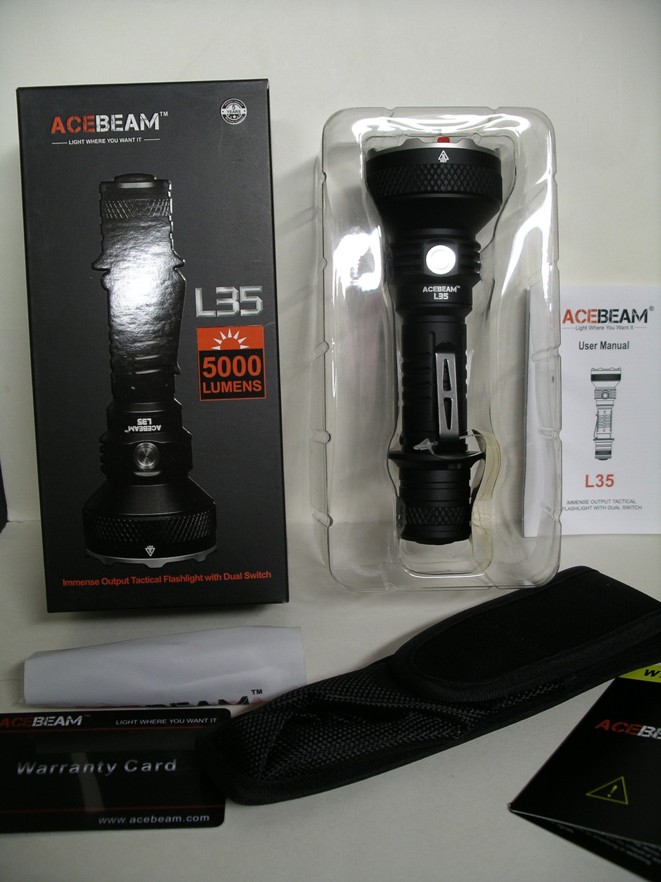Ліхтар Acebeam L35 Cree XHP70.2 5000K тактичний