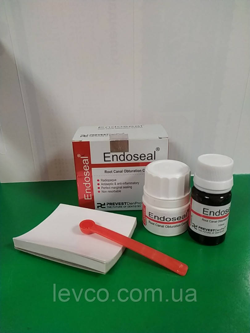 Эндосил 20г + 10 мл (Endoseal), цемент для пломбування каналів,Ендосіл Prevest DenPro, фото 1