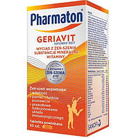 Sanofi, Pharmaton Geriavit мультивитамины с супер экстрактом женьшеня G115, 30 табл