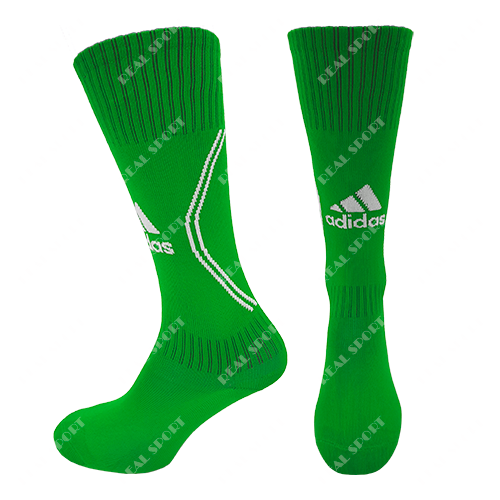 Футбольні гетри зелені Adidas AD-0219, р. 39-45