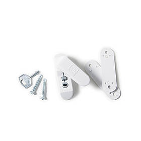 Блокіратор на вікна антидетка Penkid з кнопкою і ключем білий