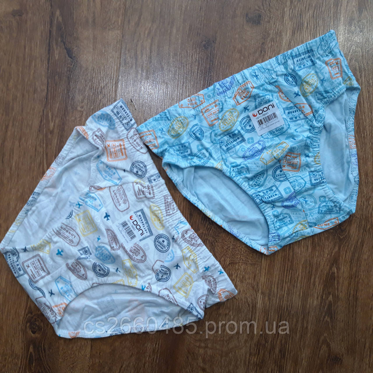 Детские трусы хлопковые для мальчиков Doni ,10\11 лет ,, Печатки,,