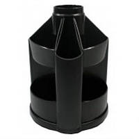 Органайзер КВП настільний"Вертушка маленька" чорний (ОВ23черн)