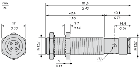 Кабель з конектором M12, 4-PIN довжиною 5м кутове з'єднання XZCPV1241L5, фото 6