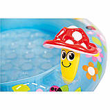 Дитячий надувний басейн Intex 57114 (102-89 см) Грибочок, фото 3