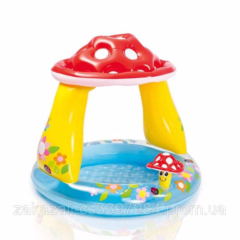 Дитячий надувний басейн Intex 57114 (102-89 см) Грибочок, фото 1