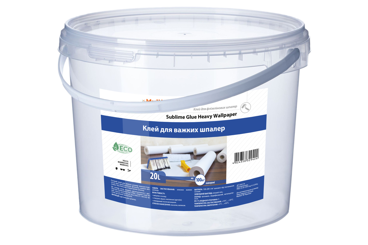 Клей для флізелінових шпалер Sublime Glue Heavy Wallpaper 20 л