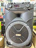 Колонка акумуляторна з мікрофоном ZPX ZX-7766 200W (Bluetooth/USB/FM/TWS), фото 9