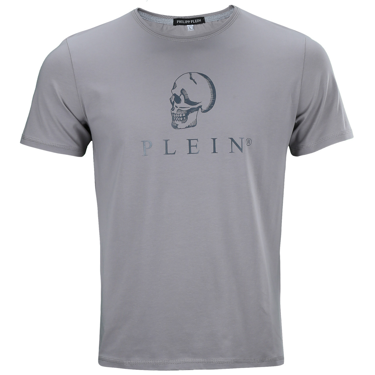 Футболка чоловіча т сіра PHILIPP PLEIN Ф-10 FUME L(Р) 21-814-020, фото 1