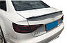 Спойлер Audi A4 B9 тюнінг сабля (пластик, чорний глянець), фото 5