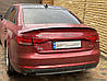 Спойлер Audi A4 B9 тюнінг сабля (пластик, чорний глянець), фото 3