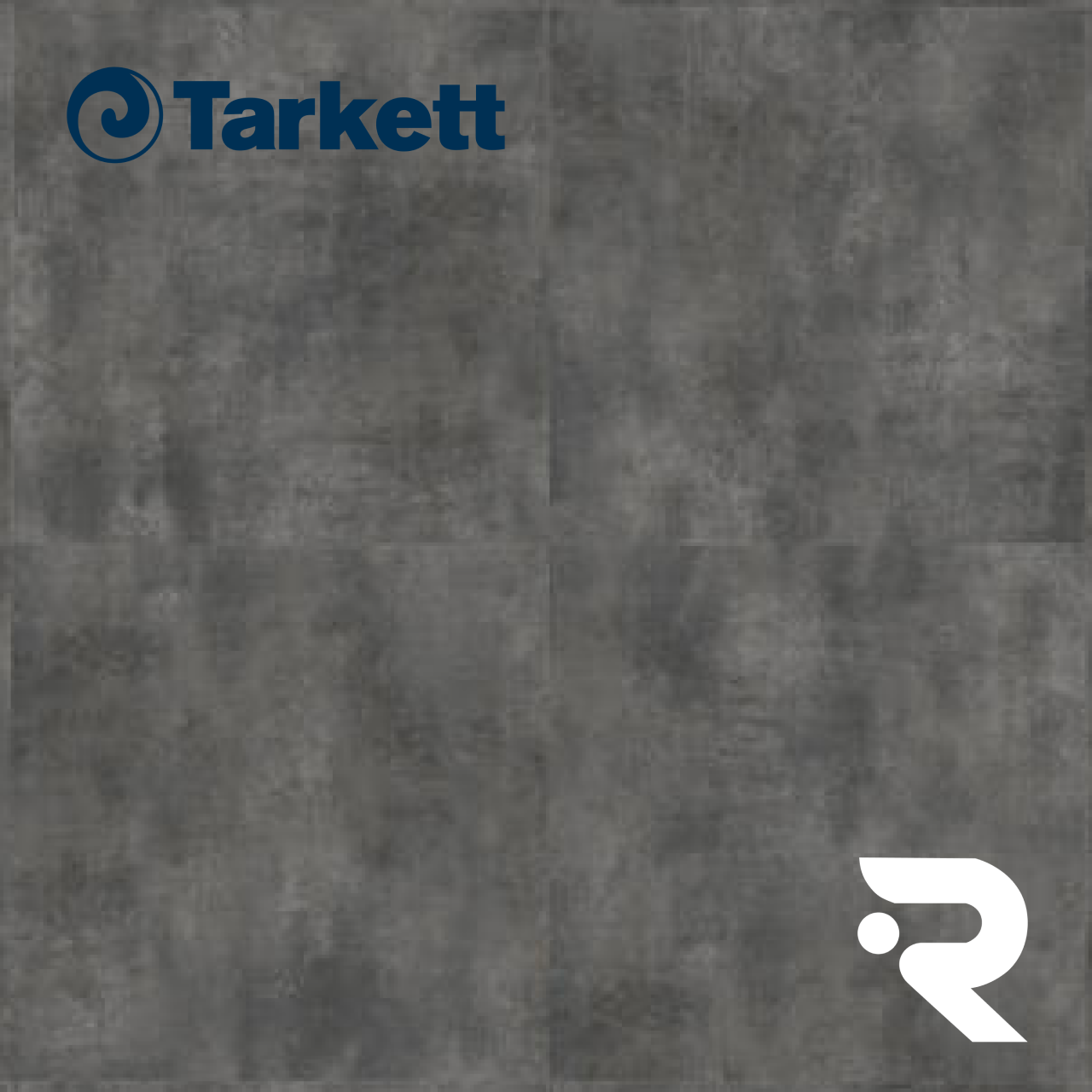 🌳 ПВХ плитка Tarkett | ModularT 7 - BETON DARK GREY | Art Vinyl | 600 x 600 мм