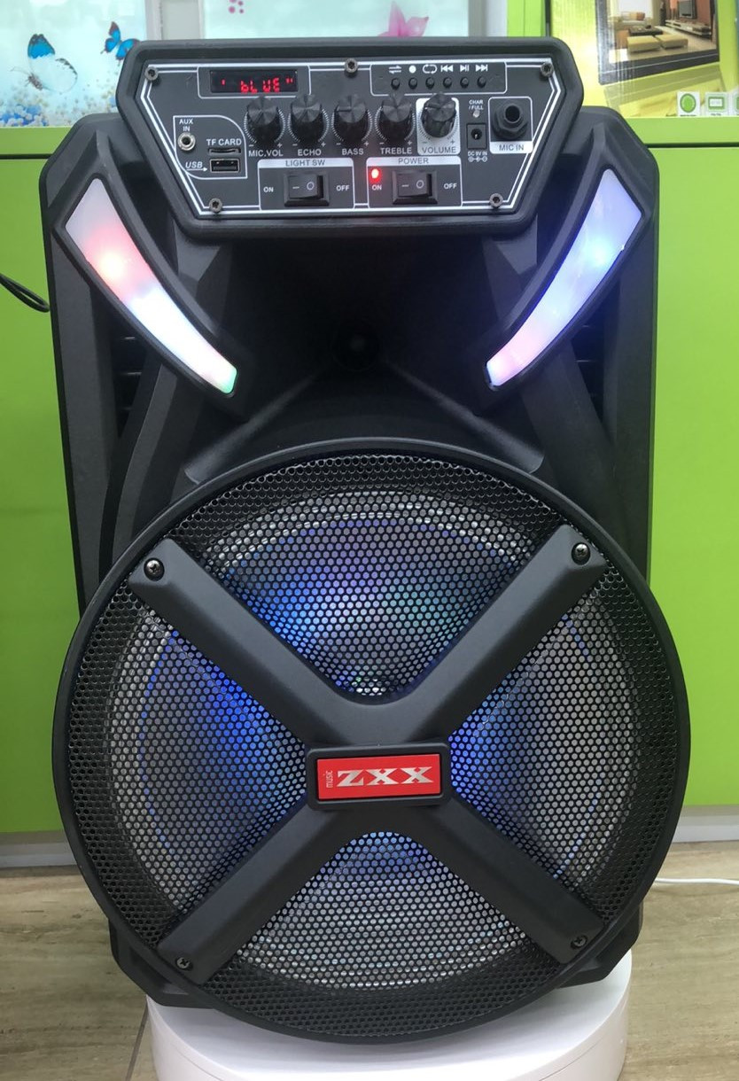 Колонка акумуляторна з радіомікрофоном ZXX-8884/120W (USB/FM/Bluetooth)