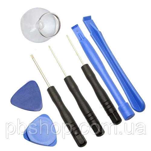 Набір інструментів для відкриття корпусів розбирання ремонту телефонів 8в1, фото 1