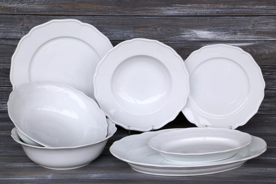 Сервіз столовий порцеляновий на 6 персон Bougucice White River 6/22 6/2200, фото 1