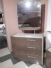 Спальний гарнітур в сучасному стилі ZARAGOZA Sof (Сарагоса) , колір світлий горіх глянець, фото 2