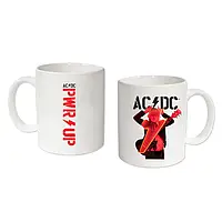 Кружка чашка AC/DC Две рядом Белая