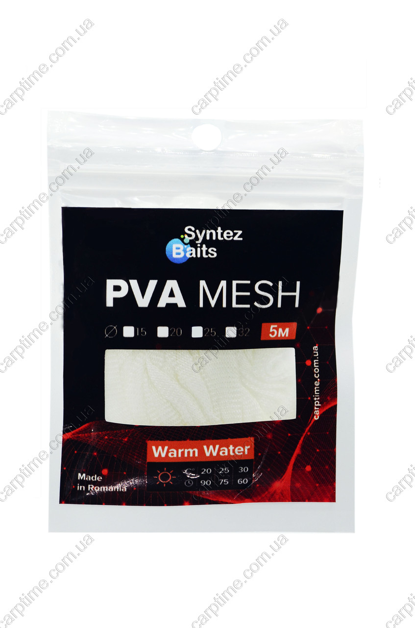 ПВА сітка Syntez Baits 20mm Тепла вода 5м, фото 1